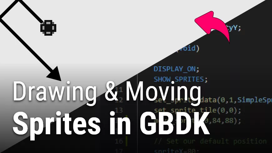 drawing and moving sprites in gbdk