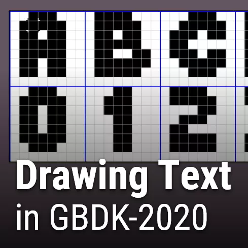 Drawing Text in GBDK 2020