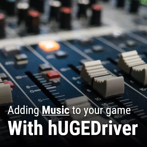 adding music to game boy game with hugedriver