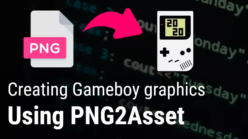 creating game boy graphics using png2asset