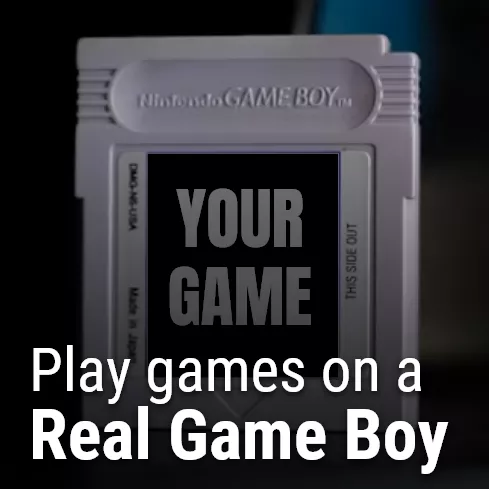 play games on a real game boy