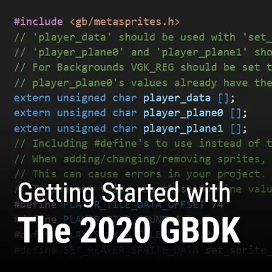 Getting stated with GBDK 2020