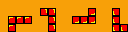 red tetromino from tetris dx