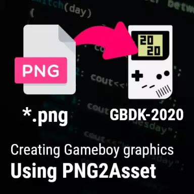 PNG2Asset graphics creation for gbdk-2020