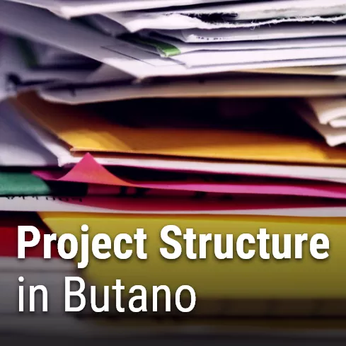 project structure in the butano game engine