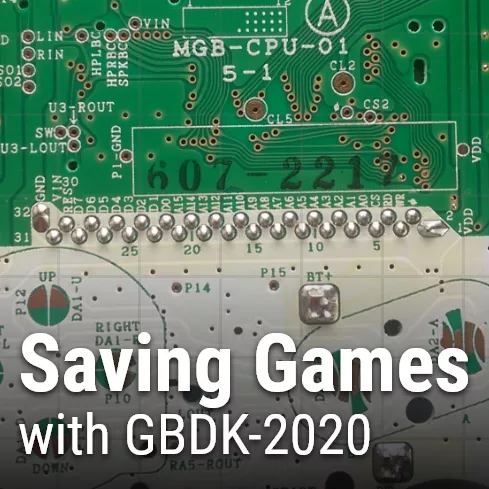 Saving Games with GBDK